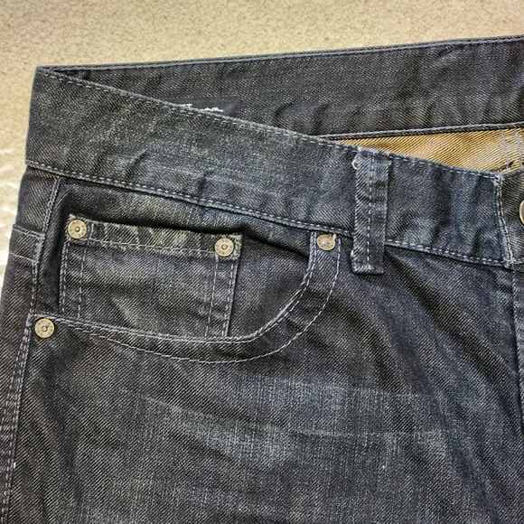 William Rast Ben Straight & Regular jeans Size 36 Dark wash denim - Picture 3 of 14